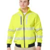 Bisley Taped Hi Vis Soft Shell Bomber Jacket - Yellow -Cheap Bisley || CATerpillar || UNIT Store 10a