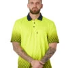Hi Vis Sublimated Metal Mesh Polo - Yellow/Navy -Cheap Bisley || CATerpillar || UNIT Store 10a 1 9e394cd0 d42e 4df8 be23 37e4600efad6