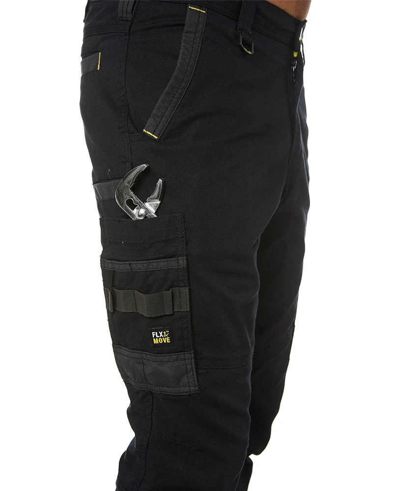 Bisley Flex And Move Stretch Cargo Utility Pant - Black 8 Bisley Flex And Move Stretch Cargo Utility Pant - Black - Image 6