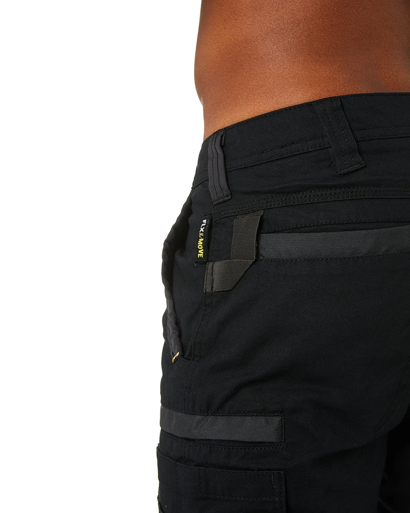 Bisley Flex And Move Stretch Cargo Utility Pant - Black 10 Bisley Flex And Move Stretch Cargo Utility Pant - Black - Image 8