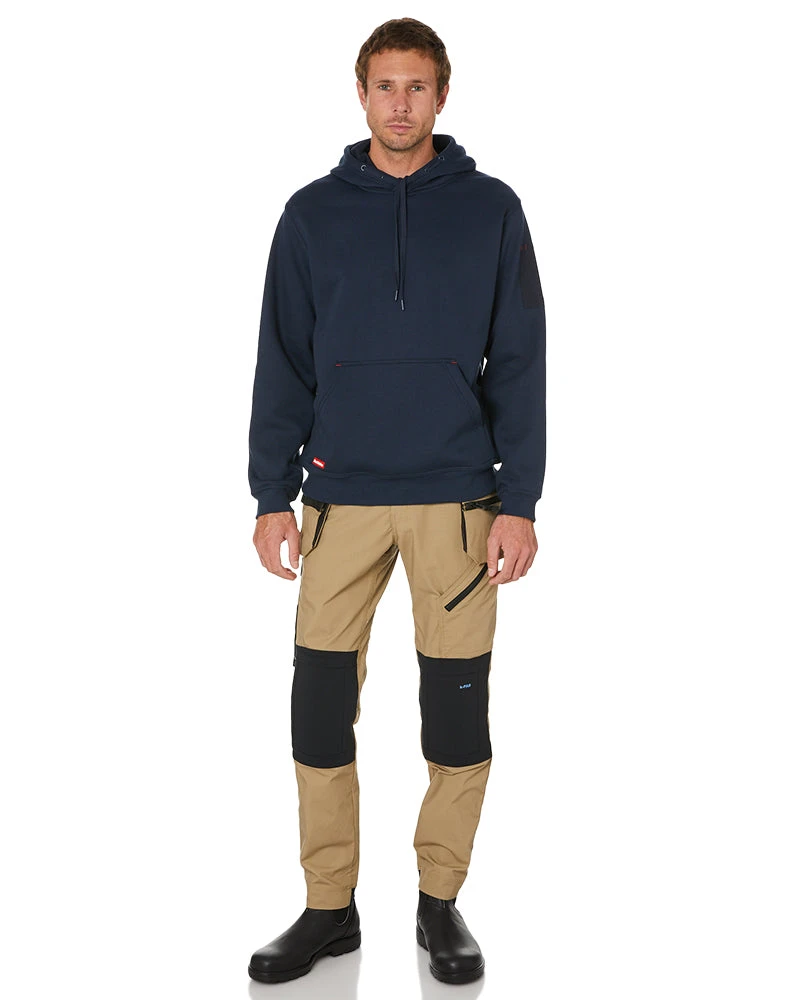 Brushed Fleece Hoodie - Navy 4 Brushed Fleece Hoodie - Navy - Image 2