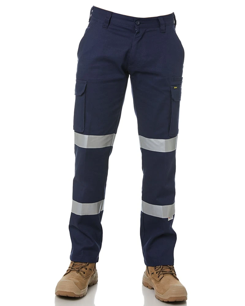 Bisley 3M Double Taped Cotton Drill Cargo Pant - Navy 3 Bisley 3M Double Taped Cotton Drill Cargo Pant - Navy