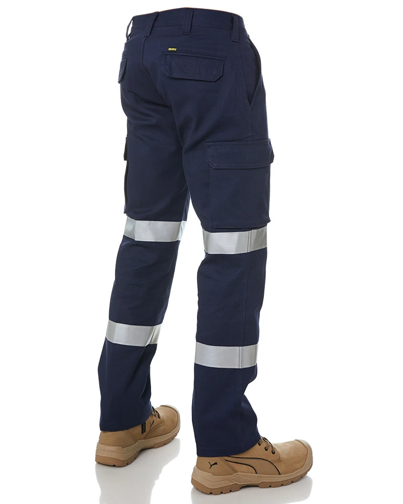 Bisley 3M Double Taped Cotton Drill Cargo Pant - Navy 7 Bisley 3M Double Taped Cotton Drill Cargo Pant - Navy - Image 5