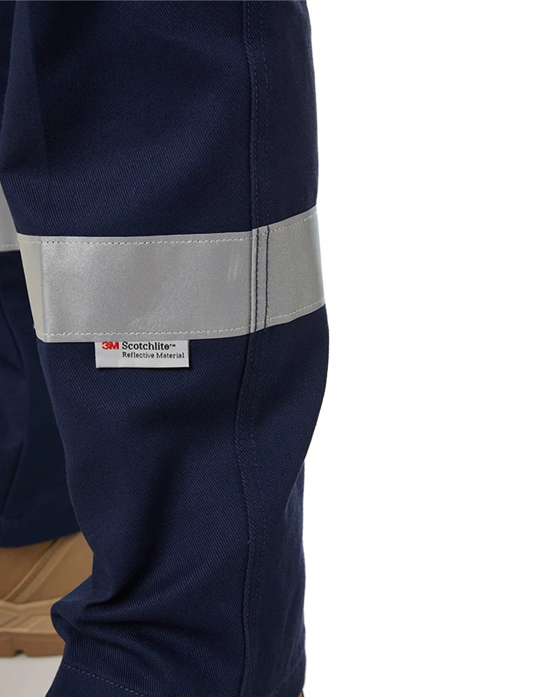 Bisley 3M Double Taped Cotton Drill Cargo Pant - Navy 9 Bisley 3M Double Taped Cotton Drill Cargo Pant - Navy - Image 7