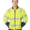 Bisley Taped Two Tone Hi Vis Bomber Jacket - Yellow/Navy -Cheap Bisley || CATerpillar || UNIT Store 14a