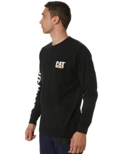CATerpillar Trademark Banner LS Tee - Black -Cheap Bisley || CATerpillar || UNIT Store 1510034 black 03