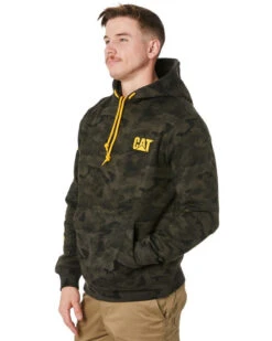 CATerpillar Trademark Banner Hooded Sweatshirt - Night Camo -Cheap Bisley || CATerpillar || UNIT Store 15b 2