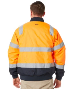 Bisley Taped Two Tone Hi Vis Bomber Jacket - Orange/Navy 10 Bisley Taped Two Tone Hi Vis Bomber Jacket - Orange/Navy -Cheap Bisley || CATerpillar || UNIT Store 15c
