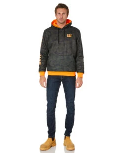 CATerpillar Reversible Banner Hoodie - Orange -Cheap Bisley || CATerpillar || UNIT Store 16ee