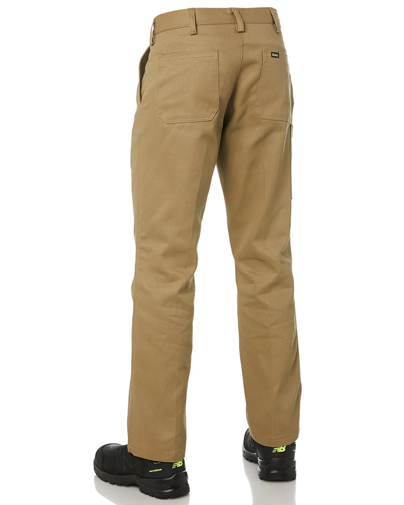Bisley Original Cotton Drill Work Pants - Khaki 6 Bisley Original Cotton Drill Work Pants - Khaki - Image 4
