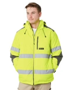 CATerpillar Hi Vis Triton Taped Insulated Jacket - Yellow