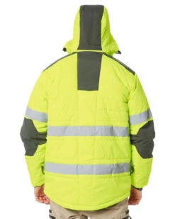 CATerpillar Hi Vis Triton Taped Insulated Jacket - Yellow -Cheap Bisley || CATerpillar || UNIT Store 19c