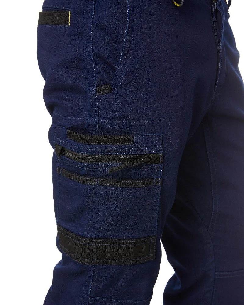 Bisley Flex And Move Stretch Denim Cargo Cuffed Pants - Denim 8 Bisley Flex And Move Stretch Denim Cargo Cuffed Pants - Denim - Image 6