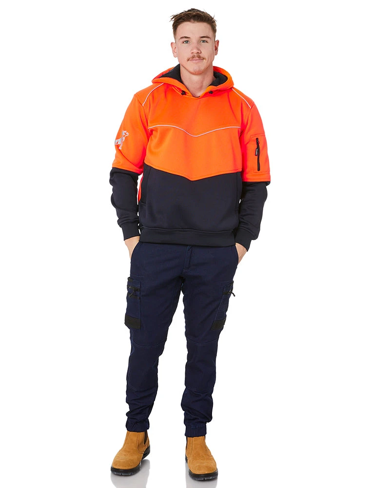 Bisley Flex And Move Stretch Denim Cargo Cuffed Pants - Denim 4 Bisley Flex And Move Stretch Denim Cargo Cuffed Pants - Denim - Image 2