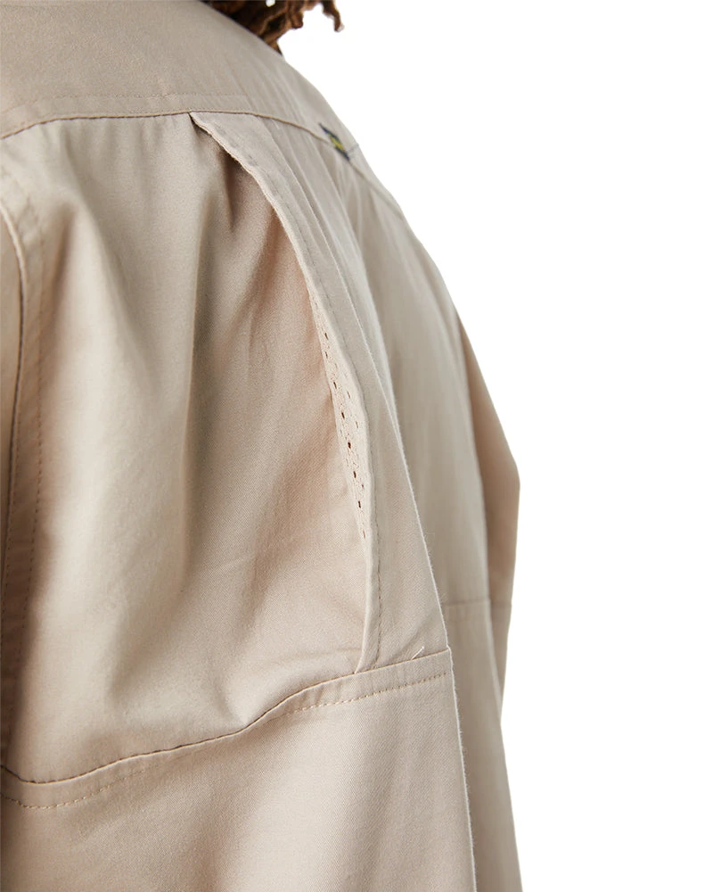 Bisley Cool Lightweight Drill Shirt LS - Sand 8 Bisley Cool Lightweight Drill Shirt LS - Sand - Image 6