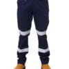 Bisley Taped Biomotion Stretch Cotton Drill Cargo Pants - Navy -Cheap Bisley || CATerpillar || UNIT Store 20a 2