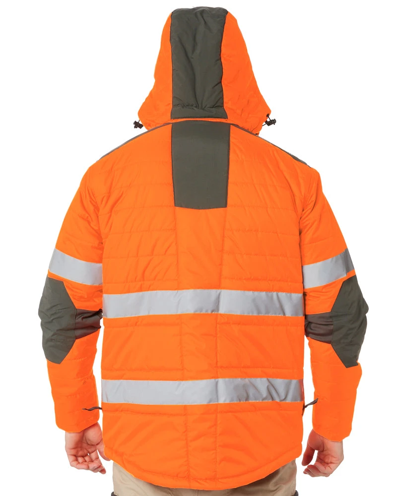 CATerpillar Hi Vis Triton Taped Insulated Jacket - Orange 6 CATerpillar Hi Vis Triton Taped Insulated Jacket - Orange - Image 4