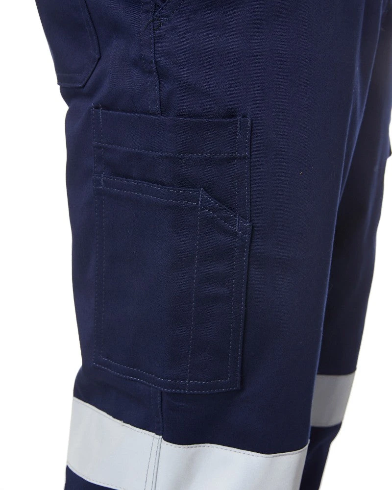 Bisley Taped Biomotion Stretch Cotton Drill Cargo Pants - Navy 8 Bisley Taped Biomotion Stretch Cotton Drill Cargo Pants - Navy - Image 6