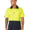 Basic Airwear Polo Shirt SS - Yellow/Navy -Cheap Bisley || CATerpillar || UNIT Store 21a 4