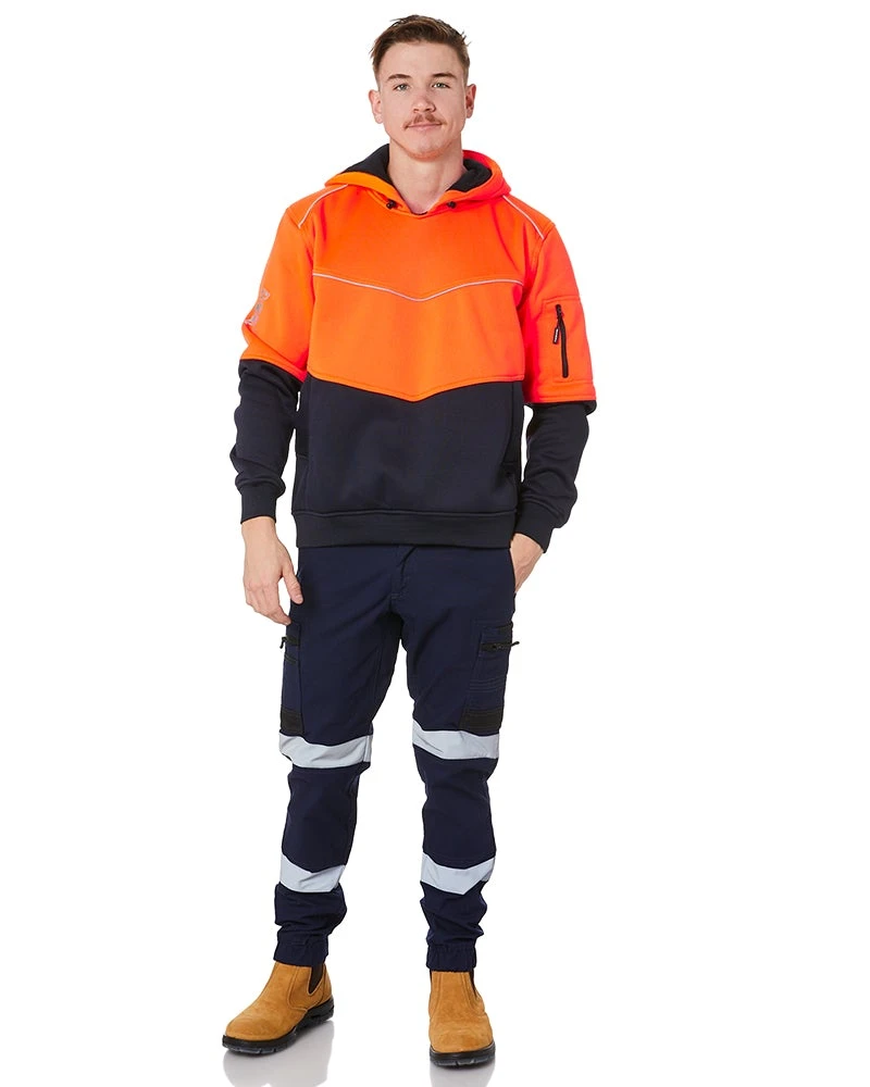 Bisley Flex And Move Taped Stretch Cargo Cuffed Pants - Navy 4 Bisley Flex And Move Taped Stretch Cargo Cuffed Pants - Navy - Image 2