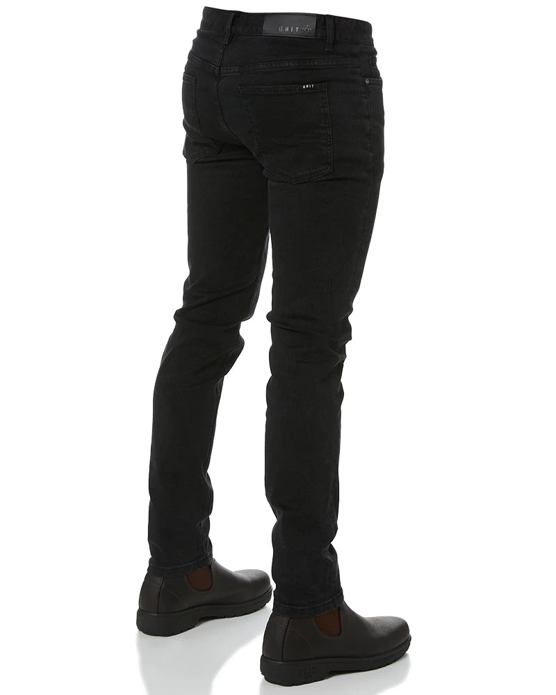 UNIT Elite Slim Fit Stretch Jeans - Black 7 UNIT Elite Slim Fit Stretch Jeans - Black - Image 5