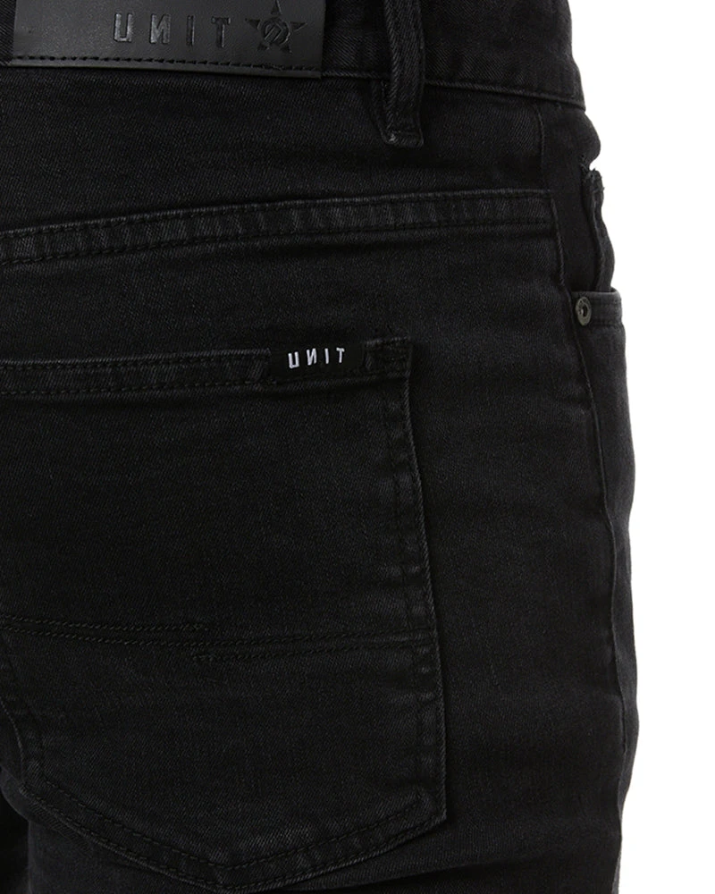 UNIT Elite Slim Fit Stretch Jeans - Black 8 UNIT Elite Slim Fit Stretch Jeans - Black - Image 6