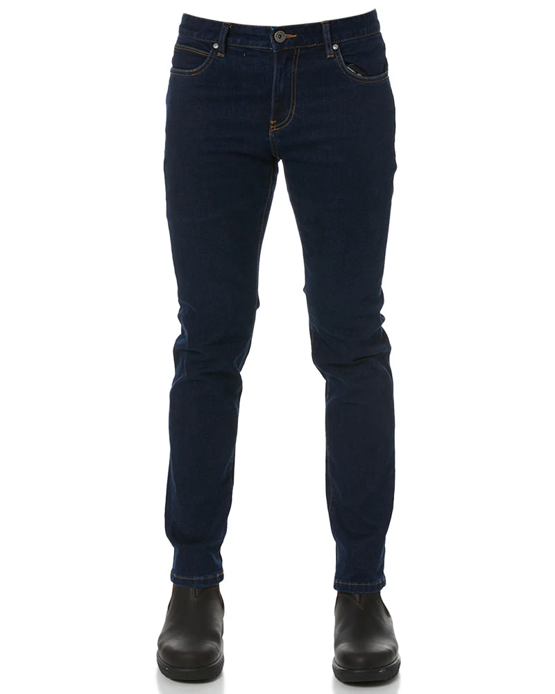 UNIT Elite Slim Fit Stretch Jeans - Indigo 3 UNIT Elite Slim Fit Stretch Jeans - Indigo