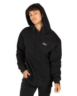 UNIT Stack Fleece Hoodie - Black