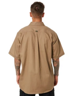 Bisley Original Cotton Drill SS Shirt - Khaki -Cheap Bisley || CATerpillar || UNIT Store 24C df192043 8320 46d0 a457 1961520d236b