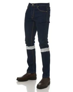 Bisley 3M Taped Rough Rider Stretch Denim Jeans - Navy -Cheap Bisley || CATerpillar || UNIT Store 25b
