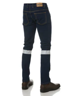 Bisley 3M Taped Rough Rider Stretch Denim Jeans - Navy -Cheap Bisley || CATerpillar || UNIT Store 25d