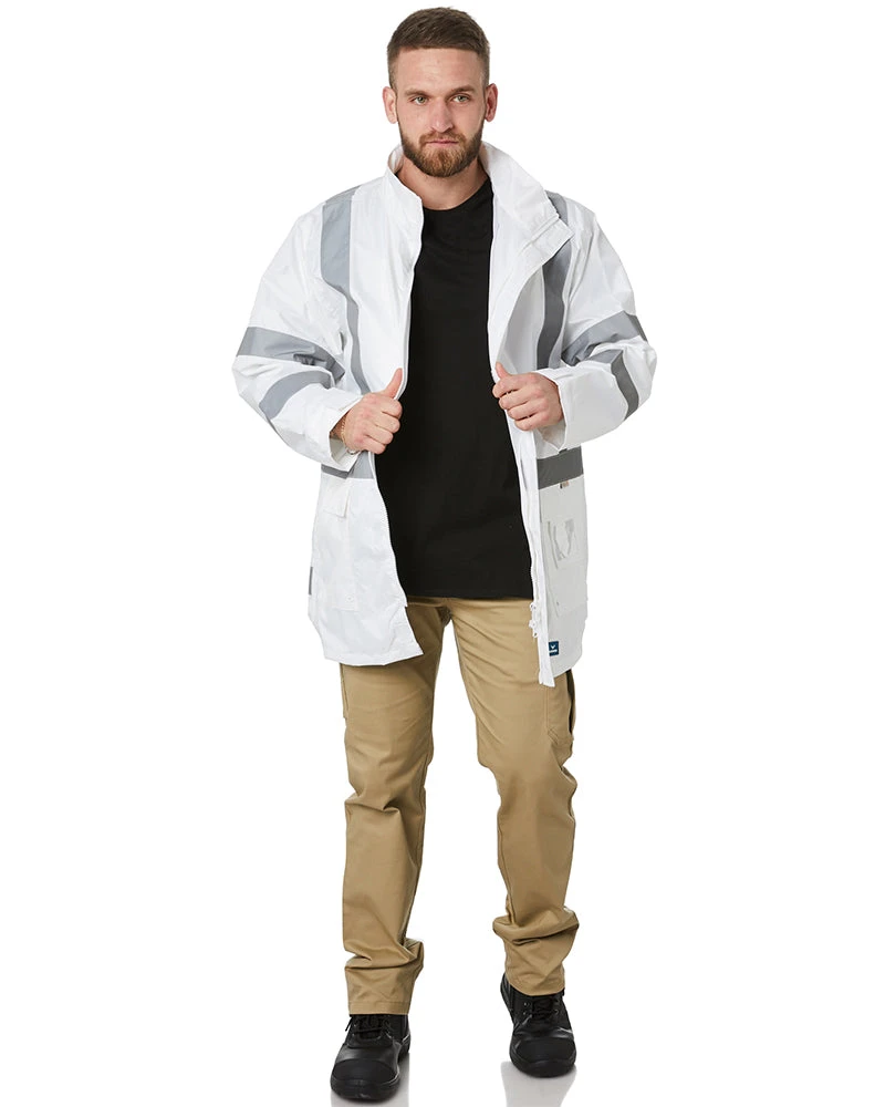 Night Vis Jacket - White 4 Night Vis Jacket - White - Image 2