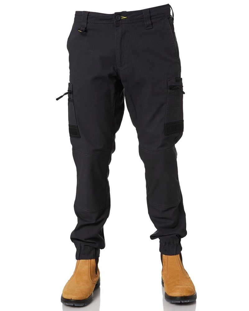 Bisley Flex And Move Stretch Cargo Cuffed Pants - Charcoal 3 Bisley Flex And Move Stretch Cargo Cuffed Pants - Charcoal