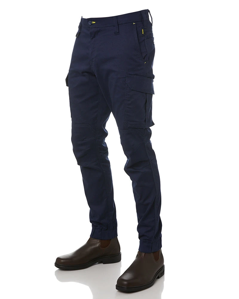 Bisley Ripstop Cuffed Cargo Pant - Navy 5 Bisley Ripstop Cuffed Cargo Pant - Navy - Image 3