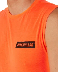 CATerpillar Icon Muscle Tee - Orange -Cheap Bisley || CATerpillar || UNIT Store 30d d7d35f7e 3120 4468 9208 508f202784c2