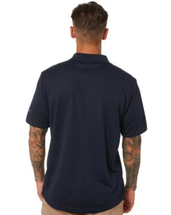 UNIT Bolt Polo Shirt - Navy -Cheap Bisley || CATerpillar || UNIT Store 35C 379e2e97 6291 43ea a14b 2d1346cd0f76
