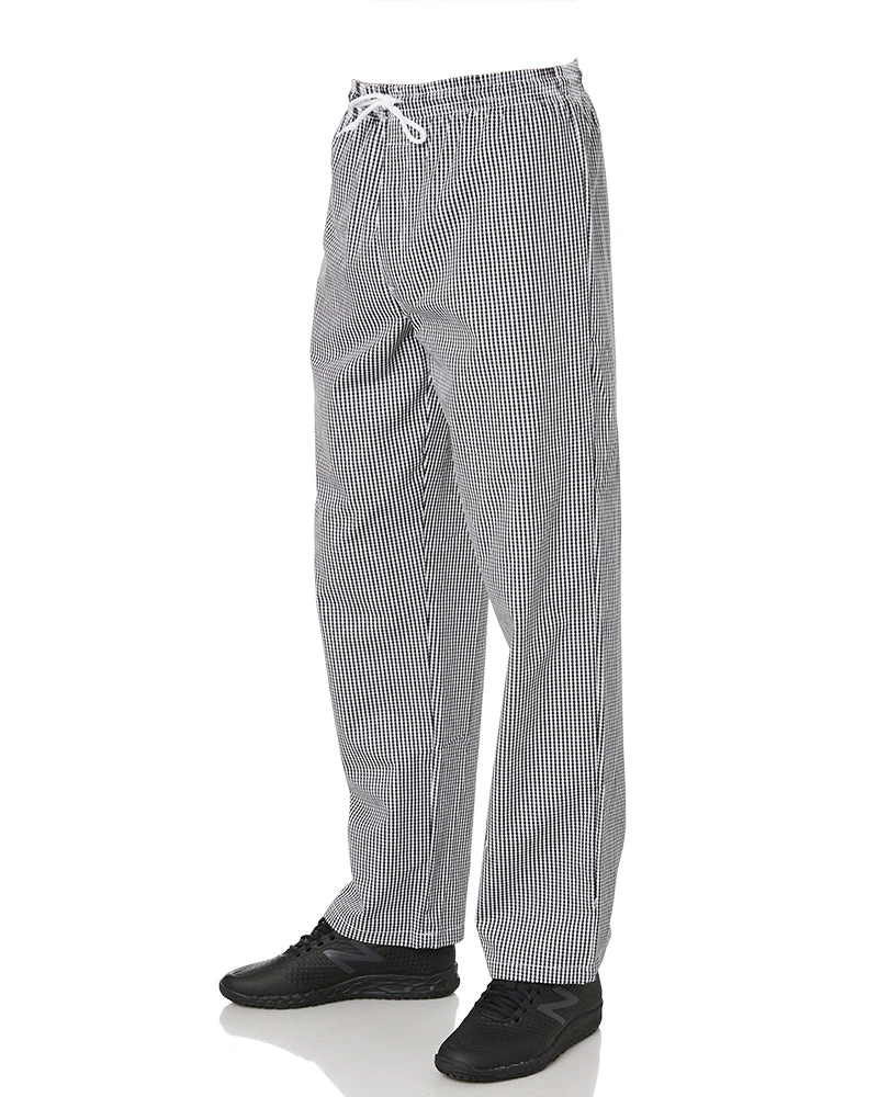 Portwest Bromley Chefs Trousers - Black/White 5 Portwest Bromley Chefs Trousers - Black/White - Image 3