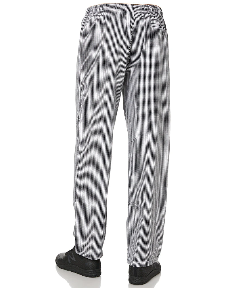 Portwest Bromley Chefs Trousers - Black/White 6 Portwest Bromley Chefs Trousers - Black/White - Image 4