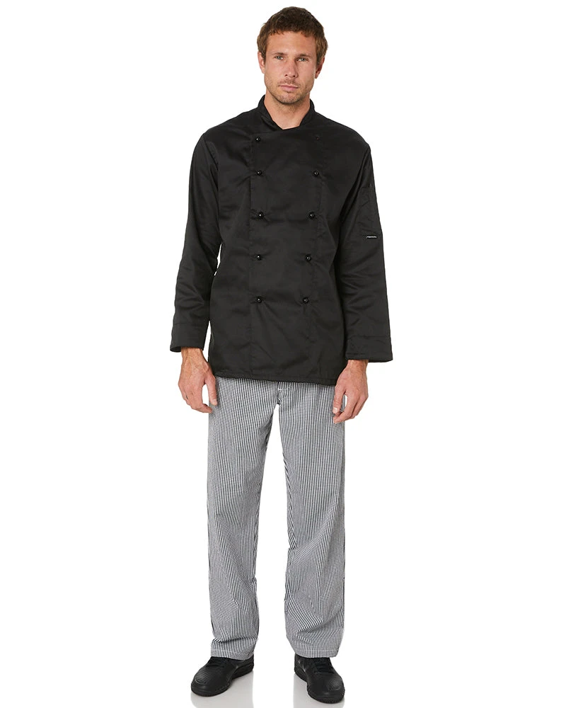 Portwest Bromley Chefs Trousers - Black/White 4 Portwest Bromley Chefs Trousers - Black/White - Image 2