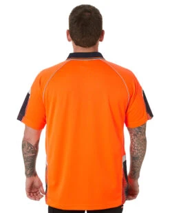Hi-Vis Galaxy Sublimated Polo - Orange/Navy -Cheap Bisley || CATerpillar || UNIT Store 3c 1 500747a7 fc15 481d 960e dcdea94f34f8