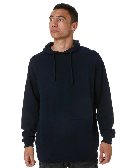 Fleecy Hoodie - Navy -Cheap Bisley || CATerpillar || UNIT Store 3fh navy