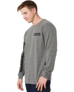 CATerpillar Icon Block LS Tee - Dark Heather Grey -Cheap Bisley || CATerpillar || UNIT Store 41b f026bb29 7b6a 4de3 8eb2 545e0bb2252d