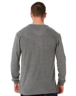 CATerpillar Icon Block LS Tee - Dark Heather Grey -Cheap Bisley || CATerpillar || UNIT Store 41c