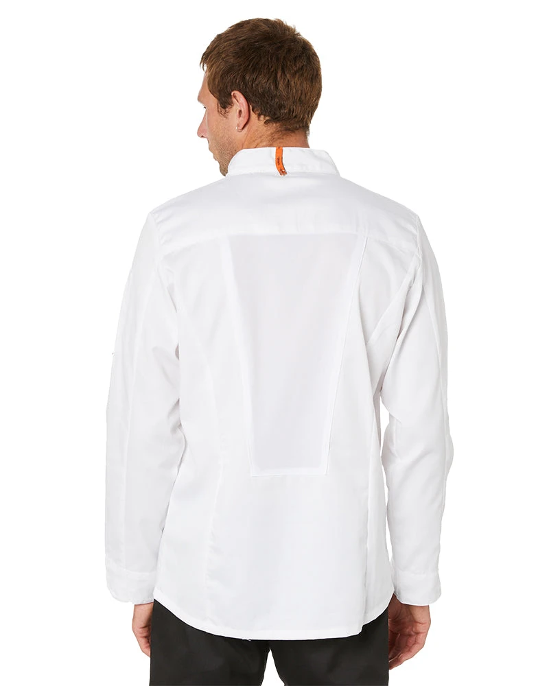 Portwest Mesh Air Pro LS Chefs Jacket - White 6 Portwest Mesh Air Pro LS Chefs Jacket - White - Image 4