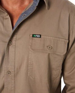 LSH-1 Stretch Work Shirt LS - Khaki 11 LSH-1 Stretch Work Shirt LS - Khaki -Cheap Bisley || CATerpillar || UNIT Store 43D