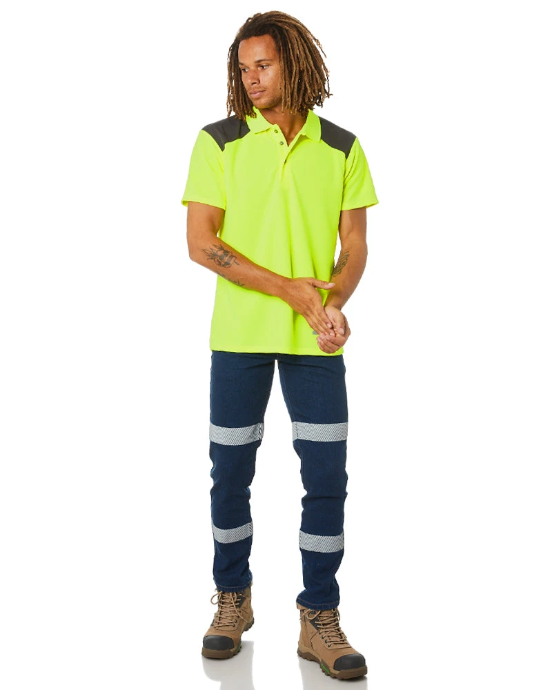 RMX Flexible Stretch Jeans With Tape - Denim 4 RMX Flexible Stretch Jeans With Tape - Denim - Image 2