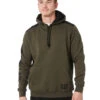 CATerpillar Logo Panel Hooded Sweatshirt - Army Moss 1 CATerpillar Logo Panel Hooded Sweatshirt - Army Moss -Cheap Bisley || CATerpillar || UNIT Store 49a