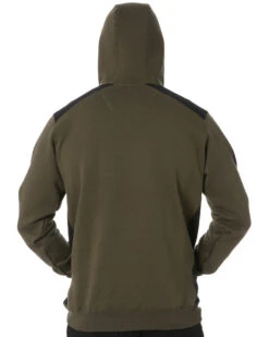 CATerpillar Logo Panel Hooded Sweatshirt - Army Moss -Cheap Bisley || CATerpillar || UNIT Store 49c