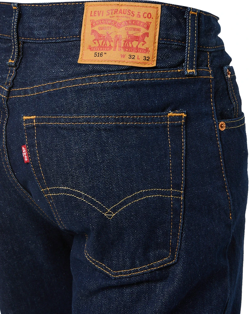Levis 516 Straight Leg Jeans - Rinse 8 Levis 516 Straight Leg Jeans - Rinse - Image 6