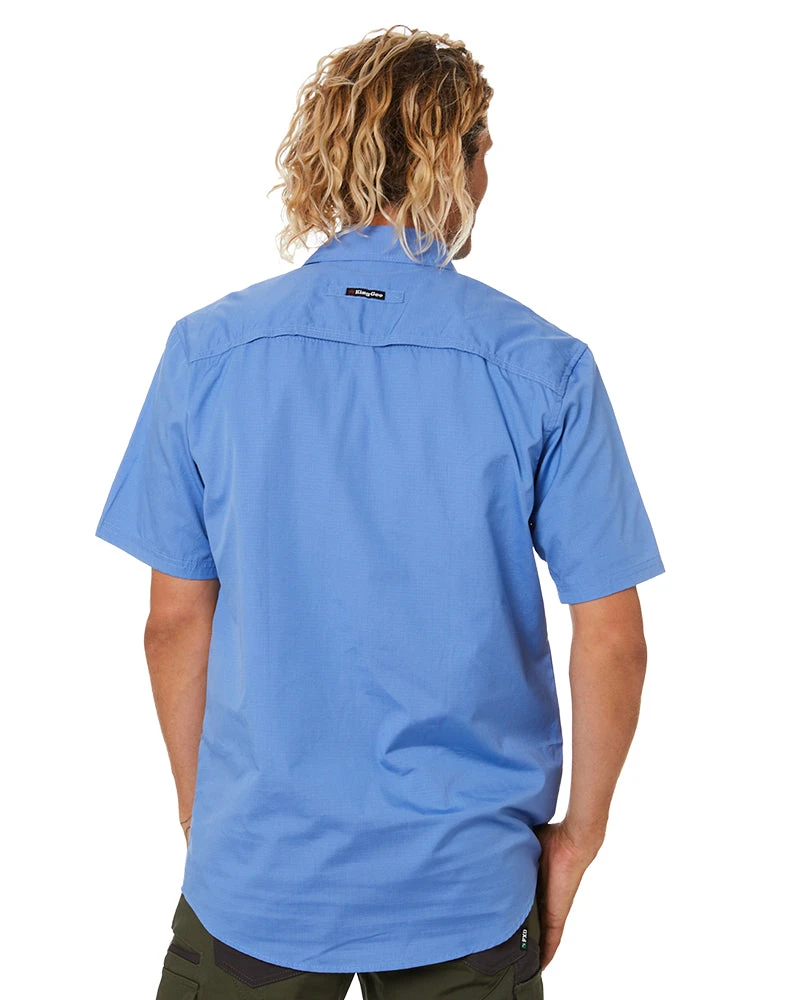 Workcool 2 Short Sleeve Shirt - Sky 6 Workcool 2 Short Sleeve Shirt - Sky - Image 4